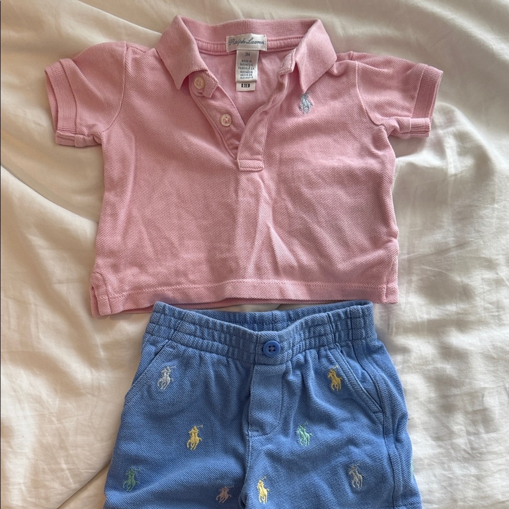 Ralph Lauren Pink Polo Shirt for Kids